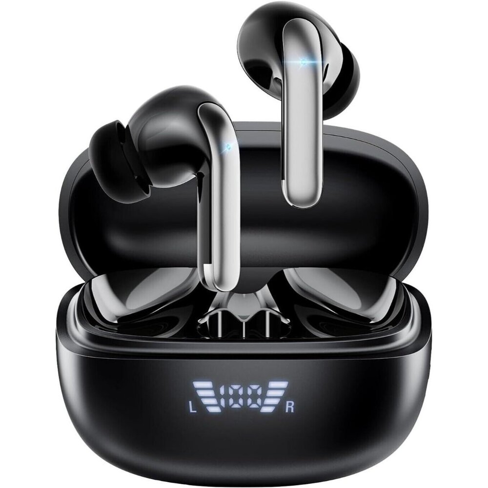 Wireless Earbuds, Bluetooth 5.3 Headphones 40H Playtime w 4 ENC IOS andriod